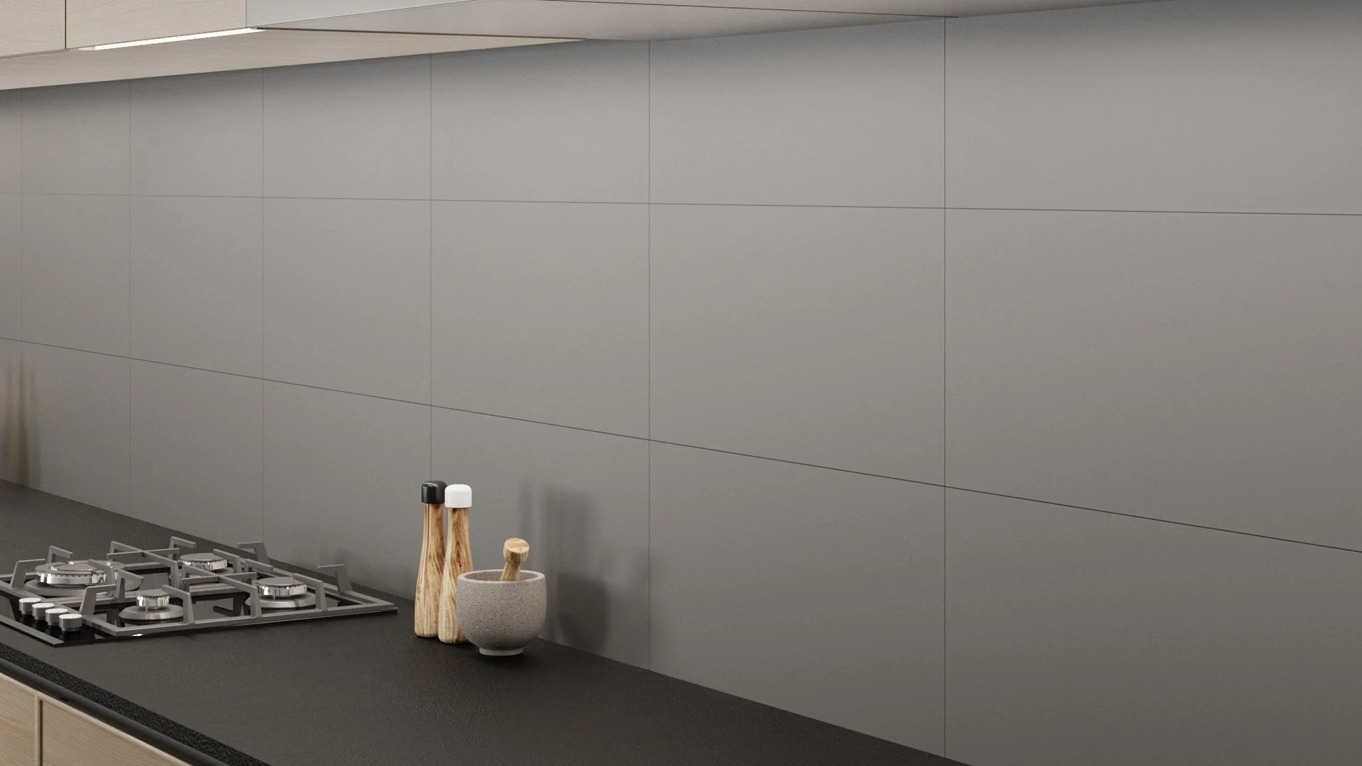 unoa 【Marble stone】No sleeve design White Carrara Marble Basketweave with Grey Dot Honed